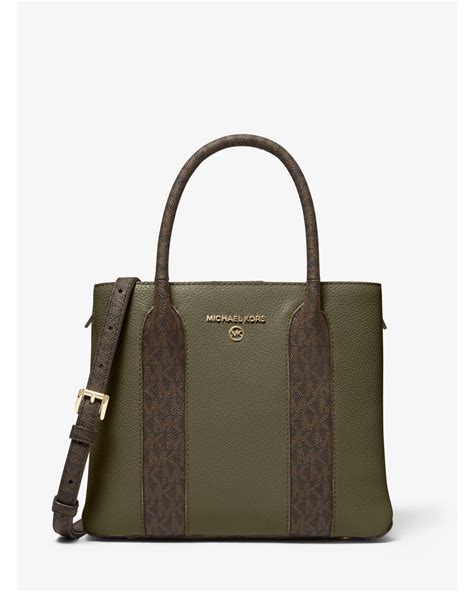 michael kors bags green colour|michael kors olive green handbags.